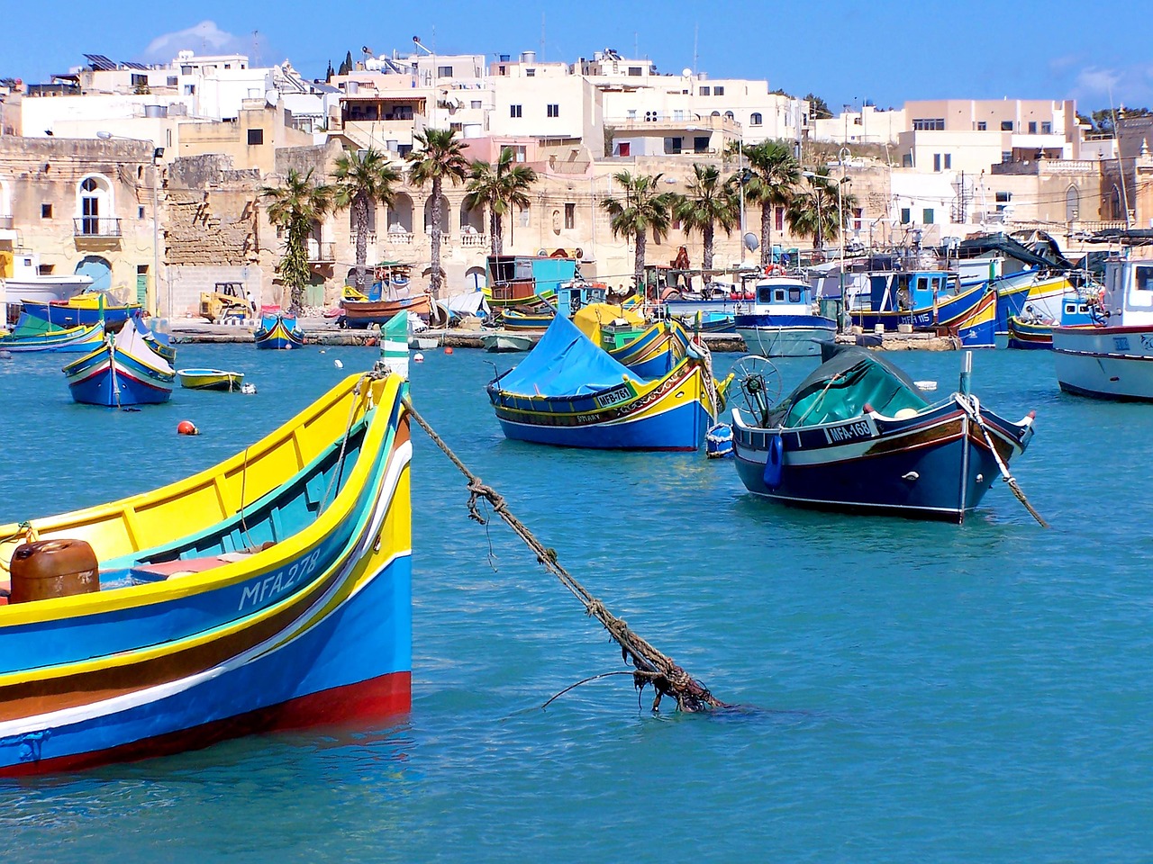 boats, port, sea, town, village, harbor, fishing boats, fishing village, bay, ocean, water, nature, scenic, picturesque, mediterranean, gozo, marsaxlokk, malta-5946304.jpg