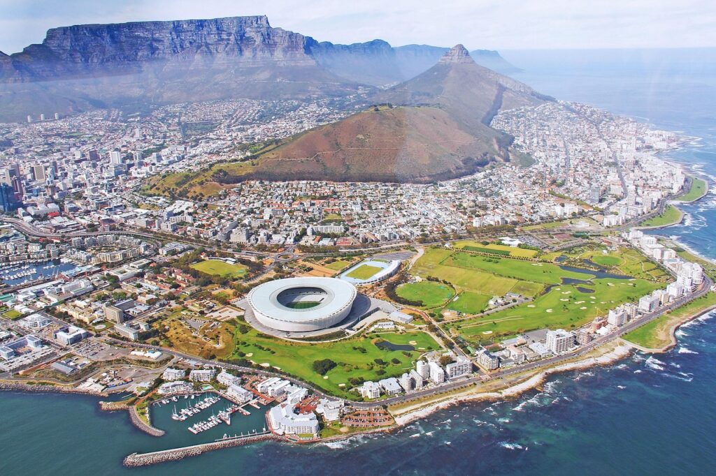 helicopter, ride, flight, exciting, nature, adventure, city view, table mountain, wonder, view, top, sky, cape town, south africa, africa-1218974.jpg